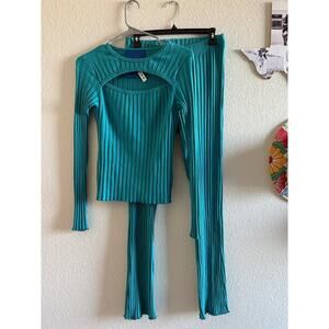 Simon Miller Ribbed Knit Pant and top Set